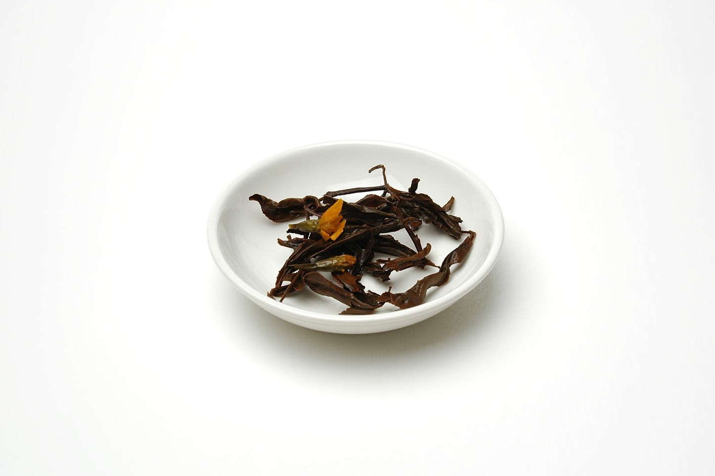 Citronringblomma svart te